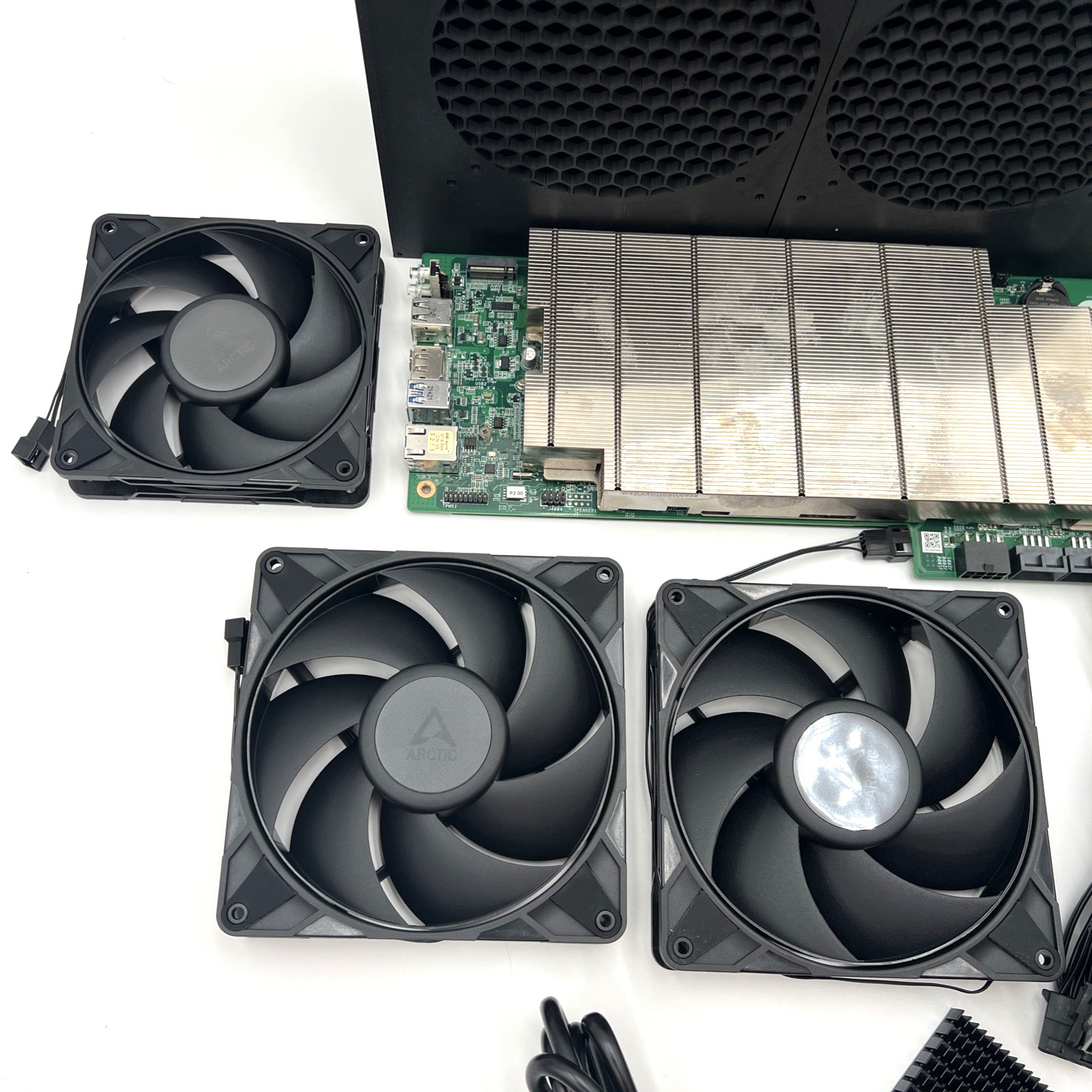 AMD BC250 OC Edition Steam Machine Computer Case Kit FLEX ATX Power Supply Fans