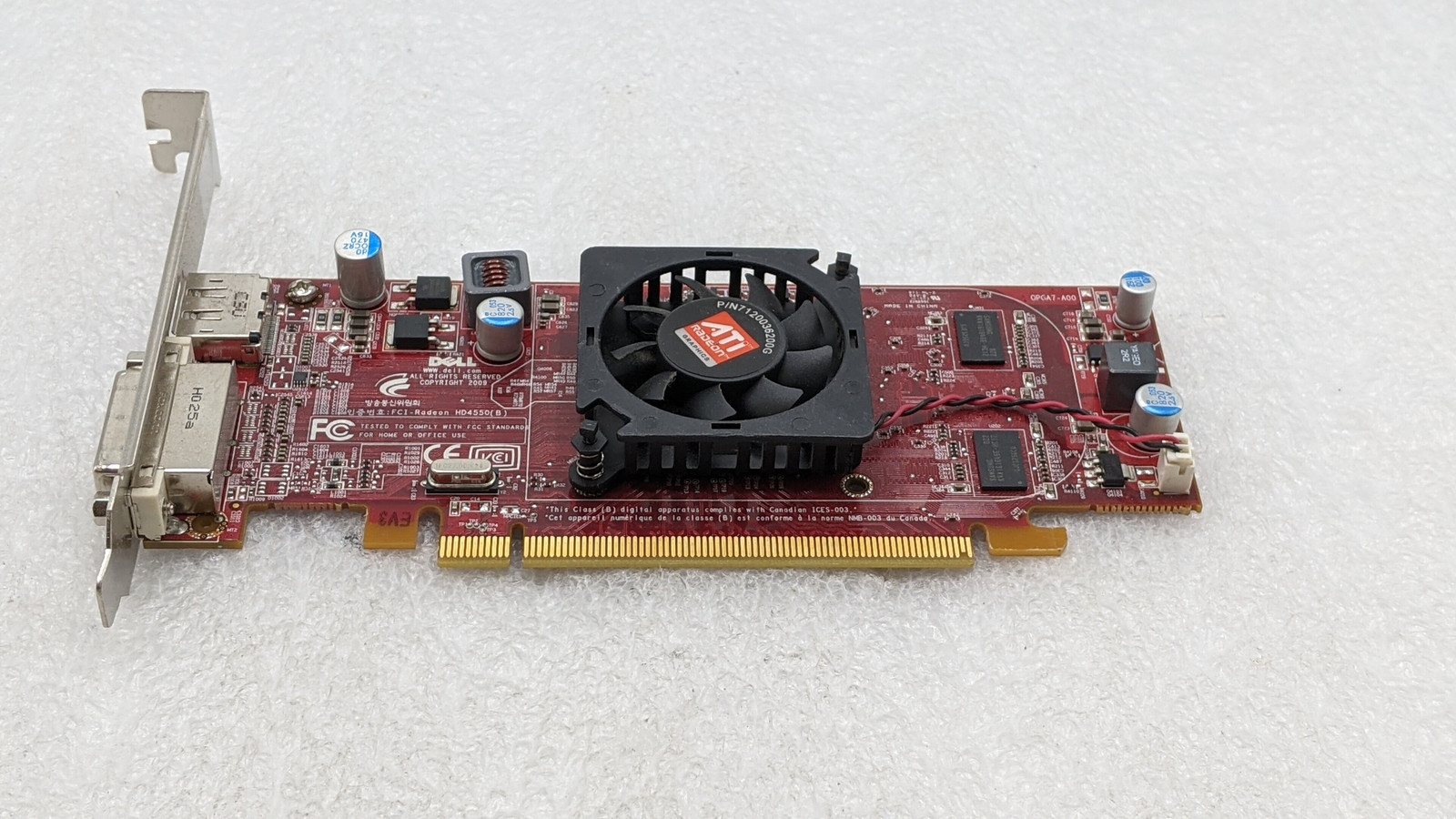 HP ATI Radeon HD4550 512MB DDR3 PCIe x16 Graphics Card P/N: 584217-001 FREE S/H