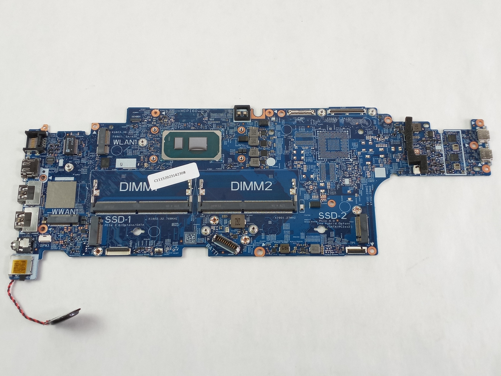 Dell Latitude 5520 Intel Core i7-1185G7 3.0 GHz DDR4 Motherboard G60M3