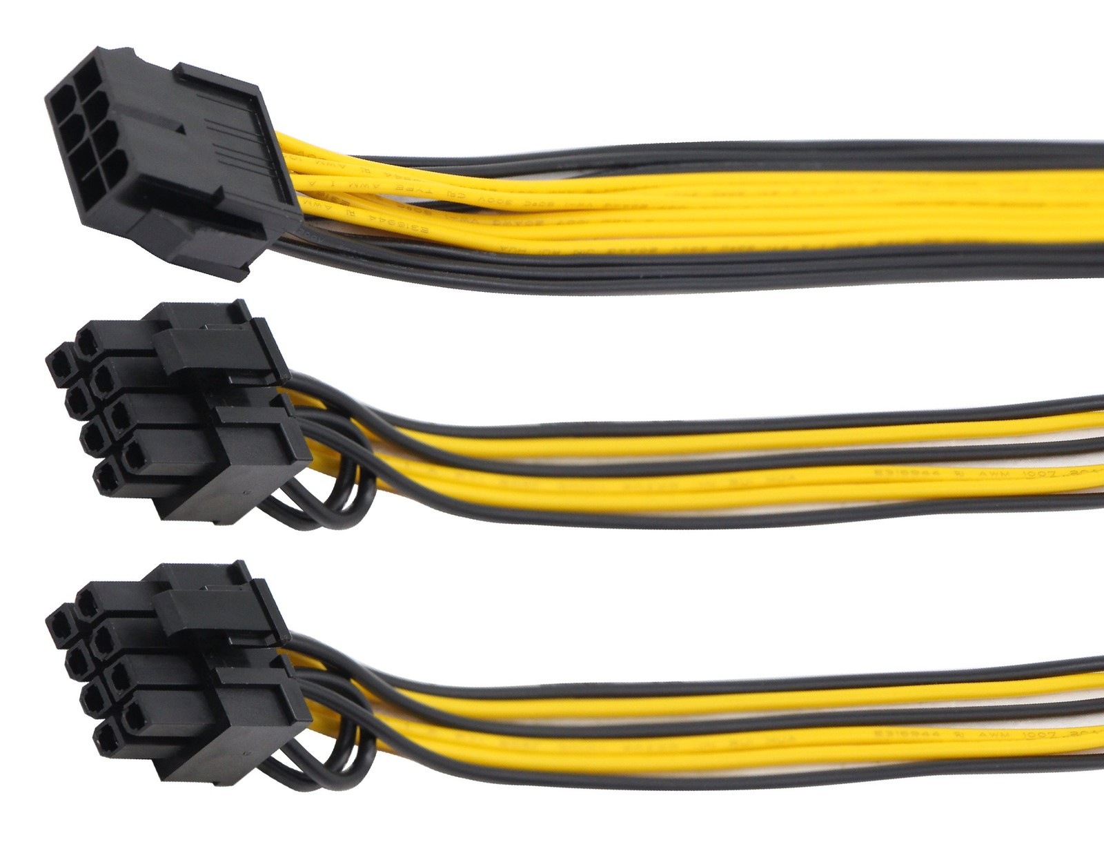2 Pack 8 Pin PCI-E PCI Express Graphics Video Card 8 Pin GPU VGA Female to Du…