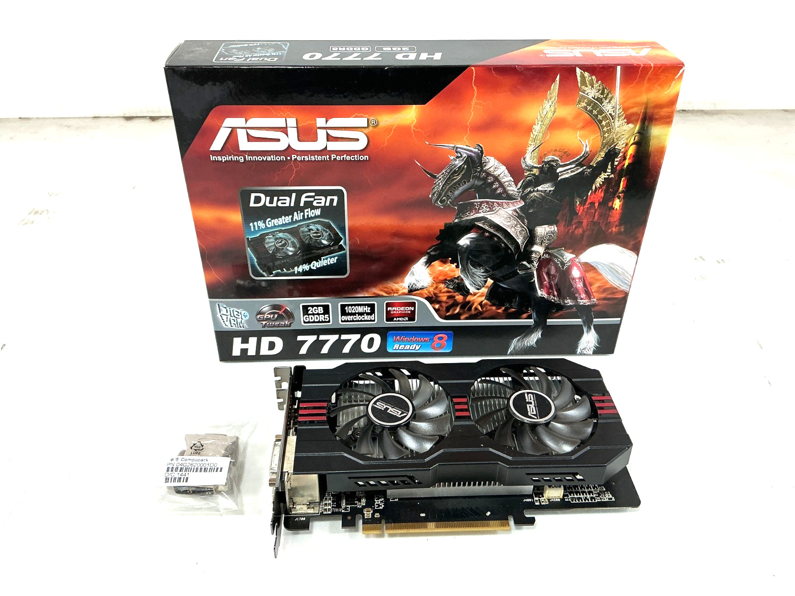 Asus ATI Radeon HD 7770 2GB DDR5 PCI-Ex16 Video Card (PC)