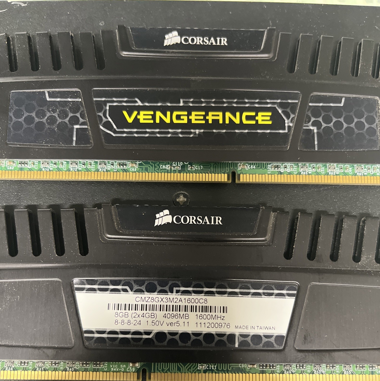 Corsair CMZ8GX3M2A1600C8 Random Access Memory 8GB DDR3