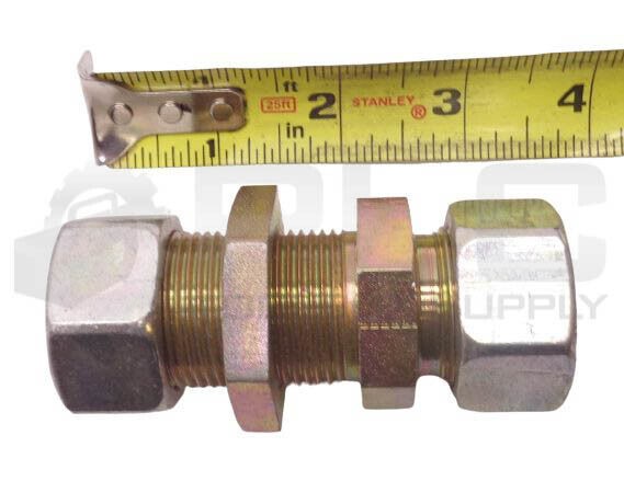 NEW EO/PARKER HYDRAULIC THREADED COUPLING, 7/8″ID, 7/8″ID, 22-L NUT