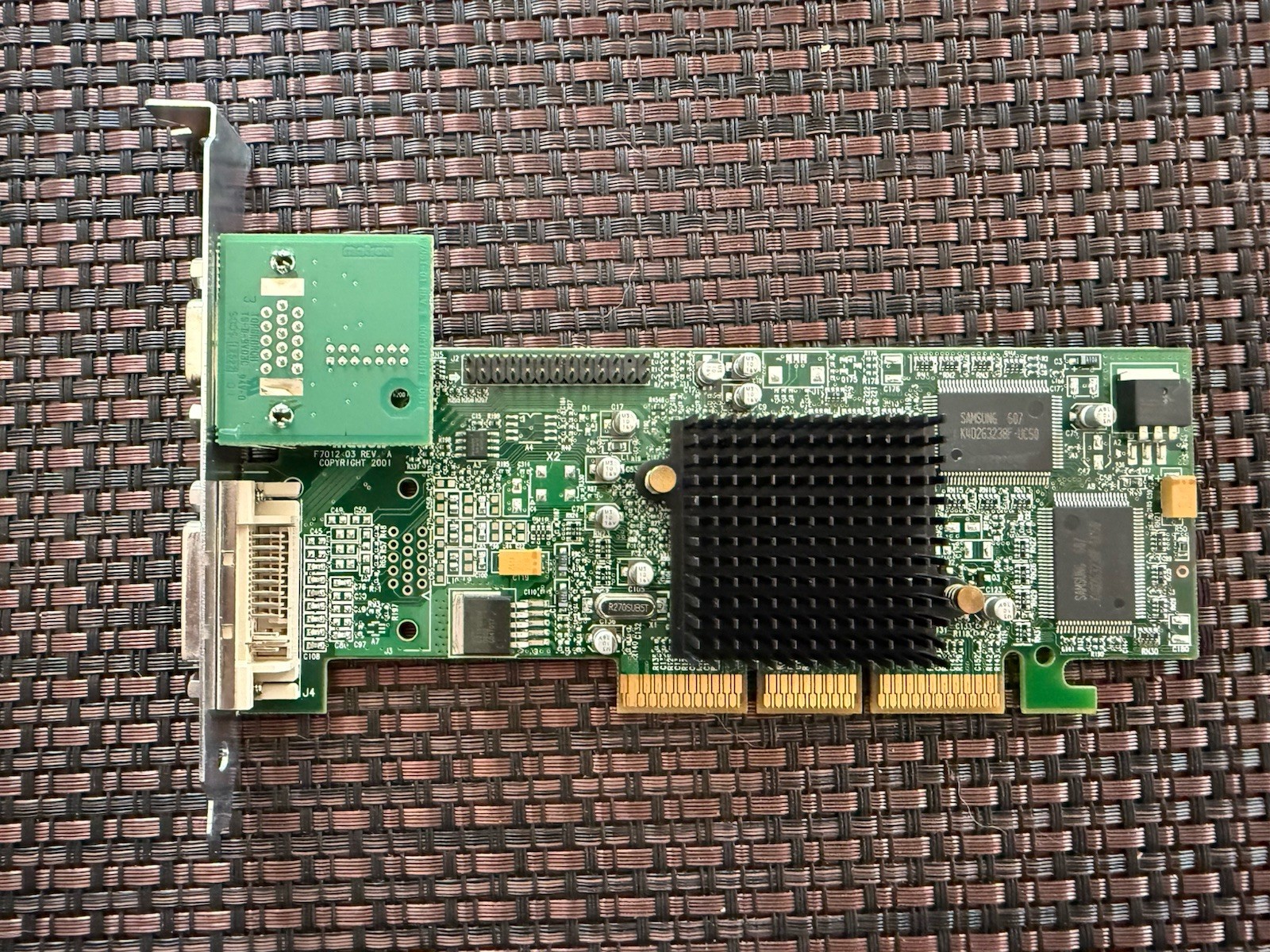 Matrox G550 AGP VGA+DVI Card 32MB Windows XP/7/8/10