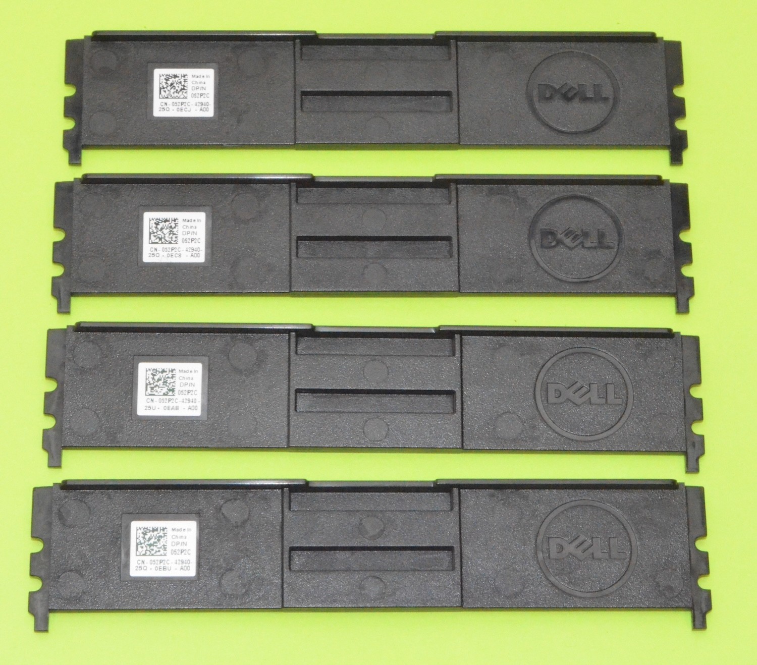 *Lot of 4* Dell PowerEdge RAM Blanks, Fits DDR3, DDR2 Slots *Used* 052P2C