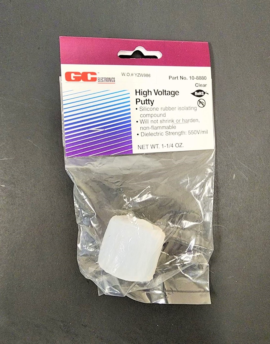 High Voltage Putty – Silicone rubber insulating-Will not shrink or harden -NEW