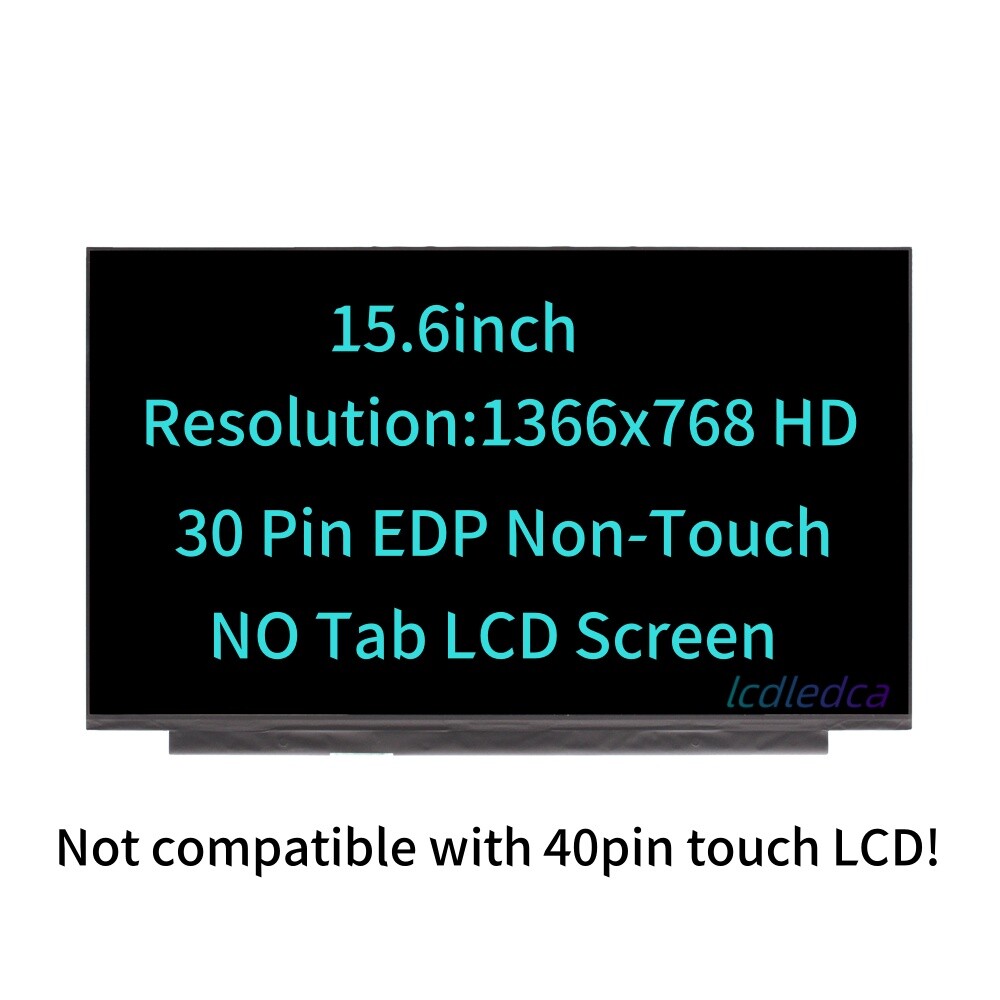 Screen Replacement for HP Probook 450 G6 HD 1366×768 LCD LED Display 15.6” New