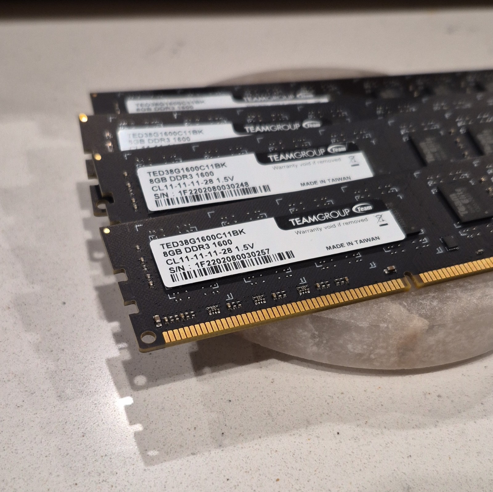 Team Group 32GB (8×4) DDR3 1600 Desktop Memory RAM CL11-11-11-28 1.5V