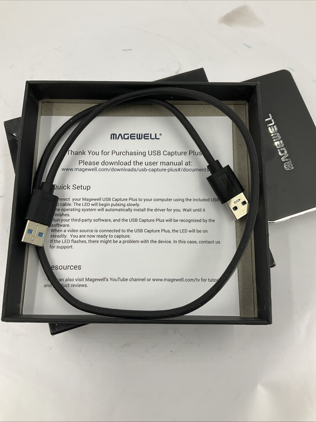 Open Box Magewell USB Capture HDMI Plus Card
