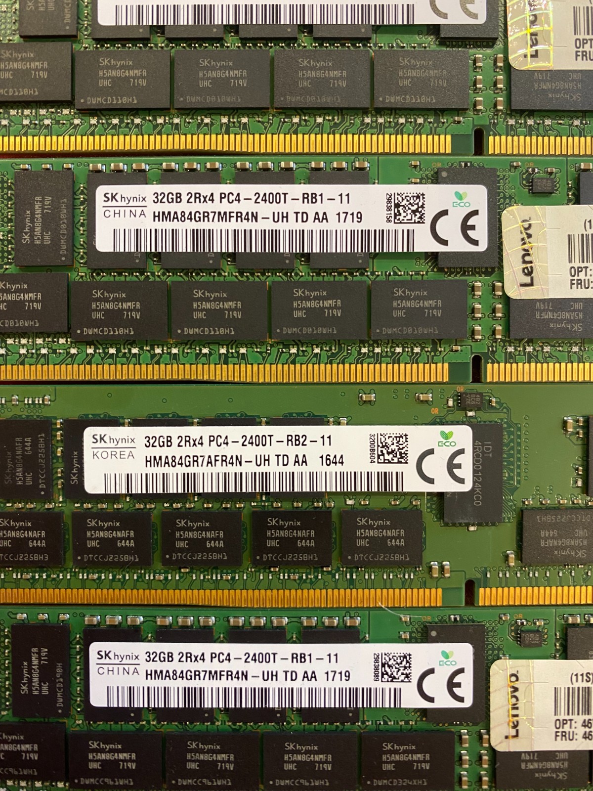 SK Hynix 32GB 2Rx4 PC4-2400T-RB1-11 HMA84GR7MFR4N uh td aa