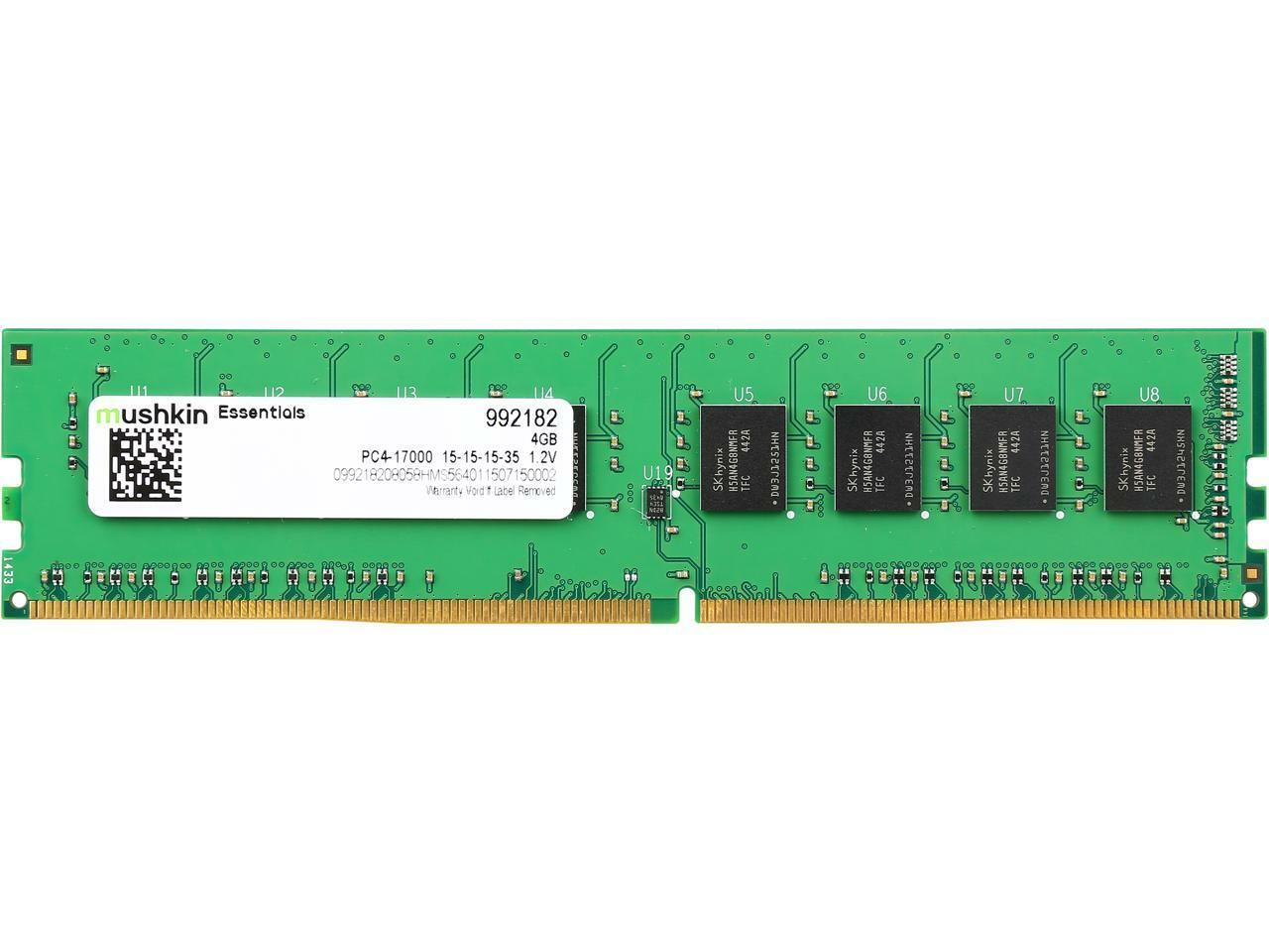 Mushkin Enhanced Essentials 4GB 288-Pin DDR4 SDRAM DDR4 2133 (PC4 17000) 992182