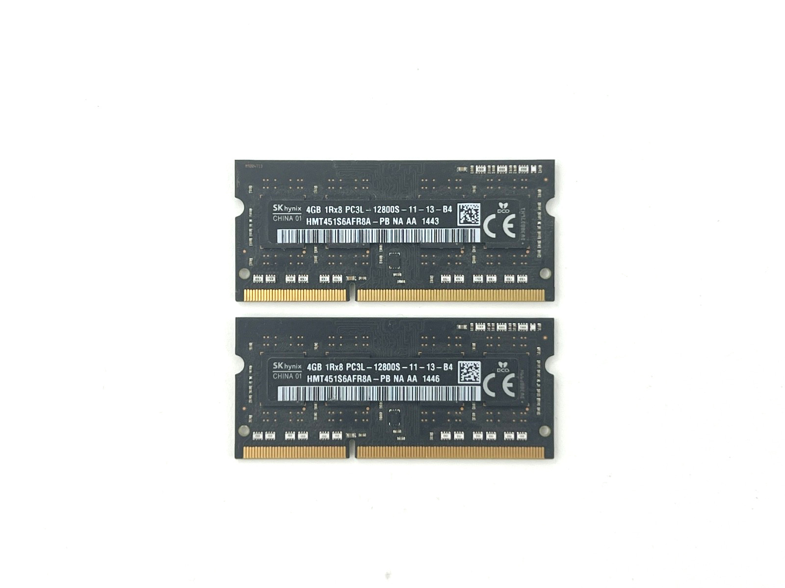 8GB (2x4GB) SK Hynix HMT451S6AFR8A PC3L-12800S DDR3 1600MHz SODIMM RAM Memory