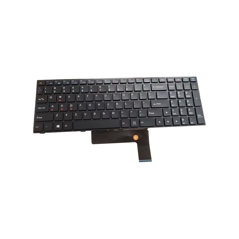 Laptop Backlit Keyboard For CLEVO P650 P651 United States US Black With Frame