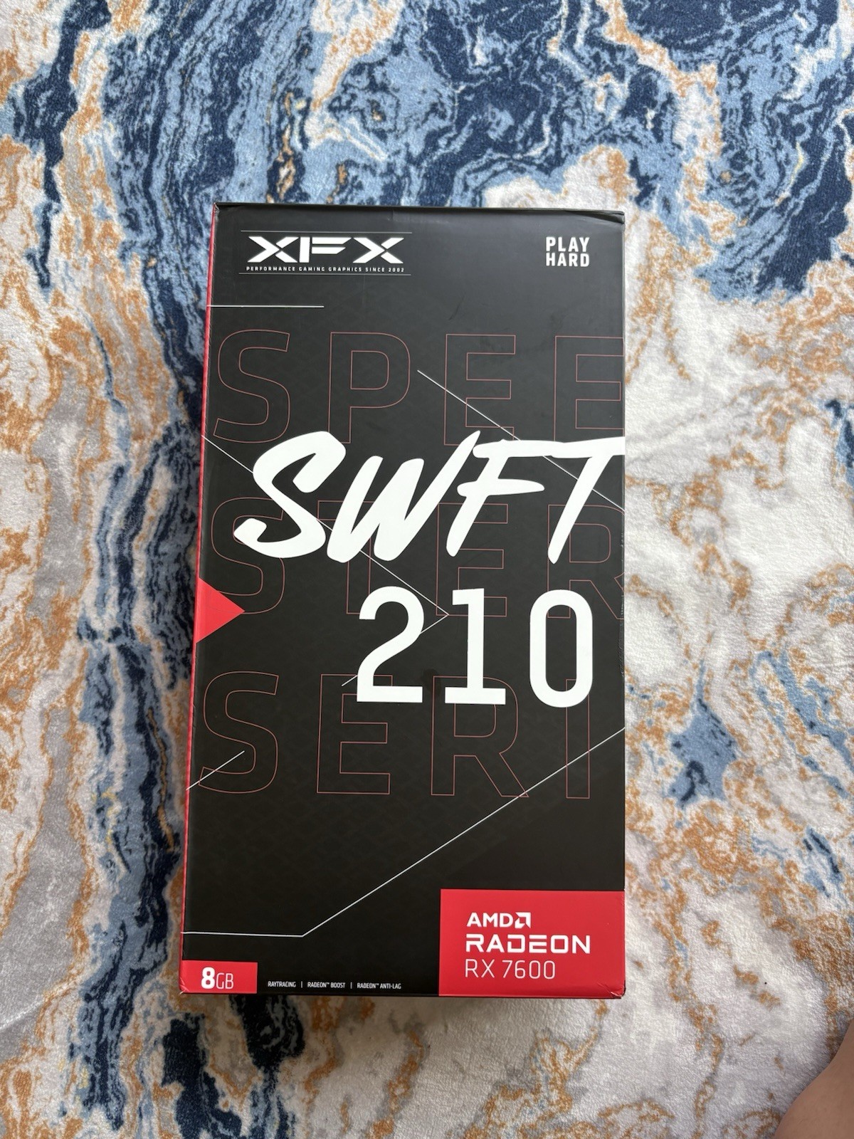 XFX Speedster SWFT 210 AMD Radeon RX 7600 Core Gaming 8GB GDDR6 Graphics Card