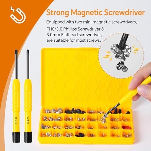 Computer Screw Kit 150pcs 23 Sizes M2 PCIe NVMe SSD Mounting Standoff for
