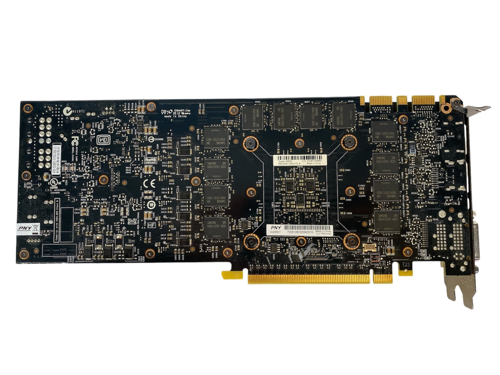 NVIDIA Quadro K6000 12GB GDDR5 Video Graphics Card GPU PCI Express 3.0 x16