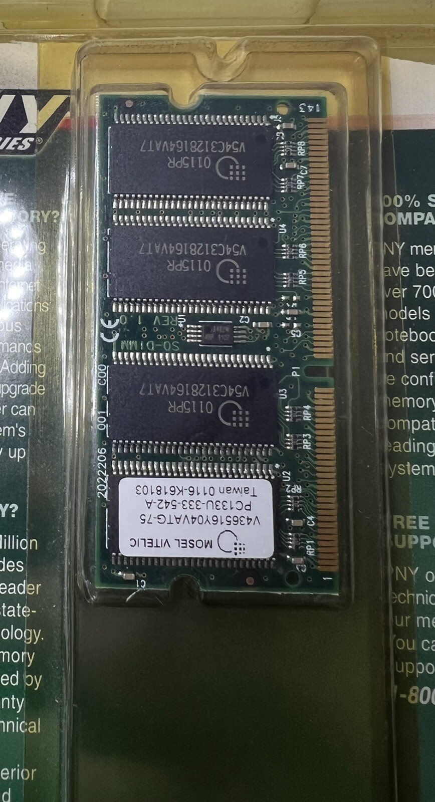 PNY Technologies Memory Master Upgrade Kit 256MB100 Computer Desktop