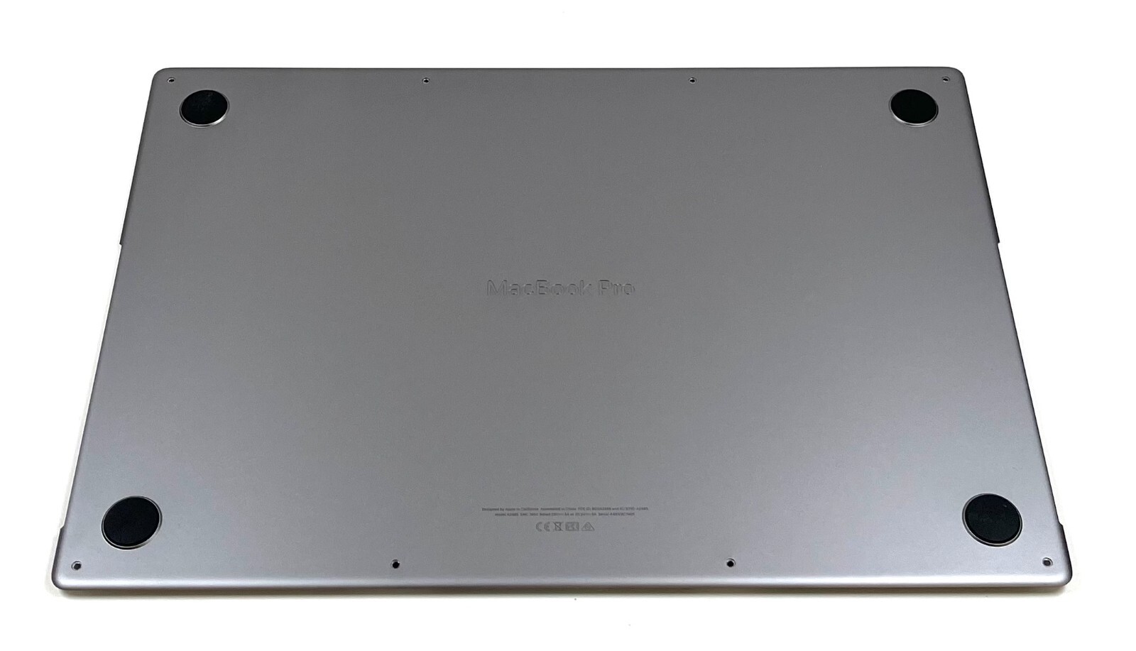 Apple MacBook Pro A2485 16″ 2021 Bottom Case Space Gray 613-20853-A Genuine Part