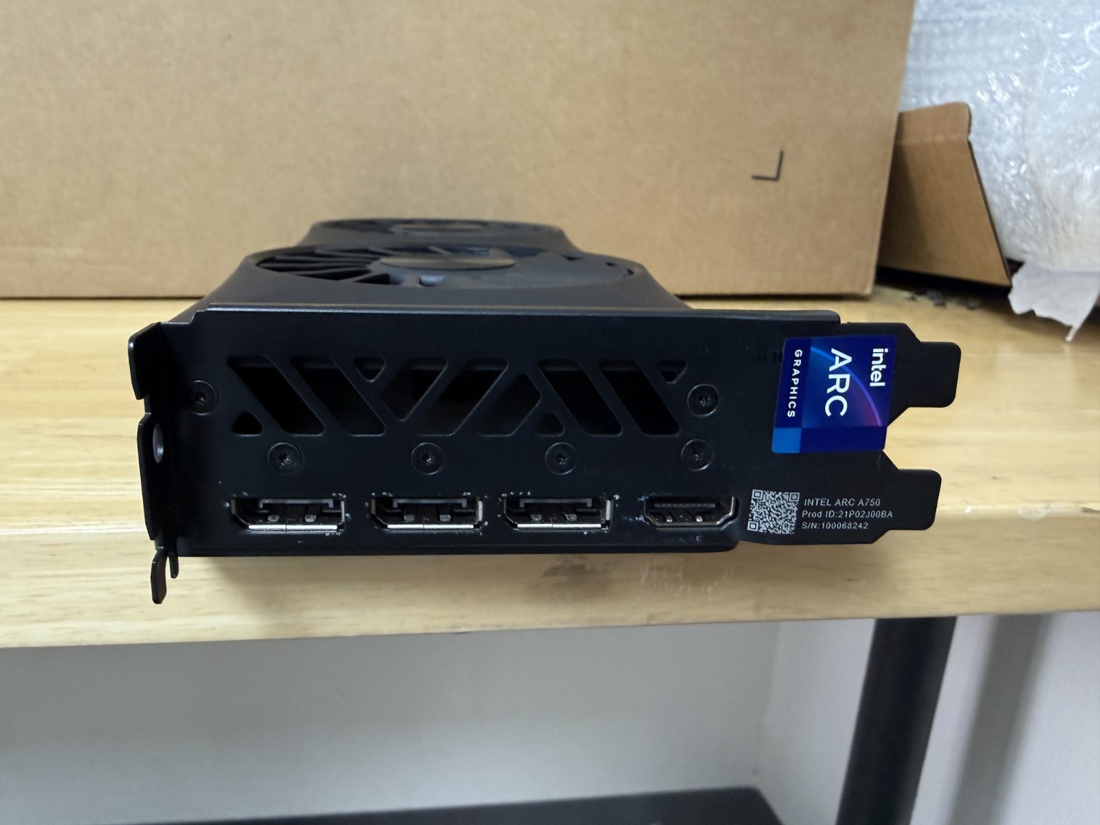 Intel ARC A750 Limited Edition 8GB GDDR6 PCIe 4.0 Graphic Card – 21P02J00BA