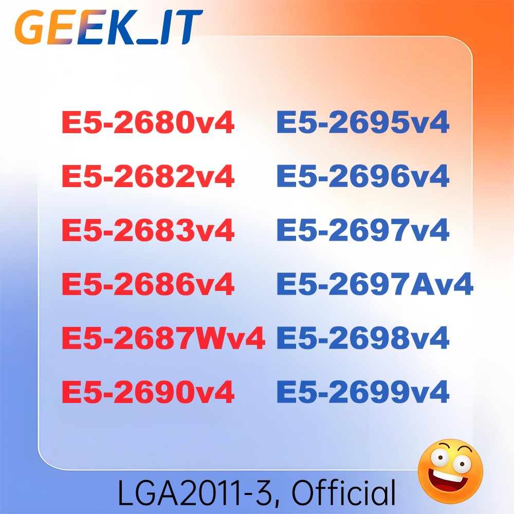 ✅Intel E5-2683v4 2686v4 2687Wv4 2690v4 2695v4 2696v4 2697v4 2698v4 2699v4 CPU