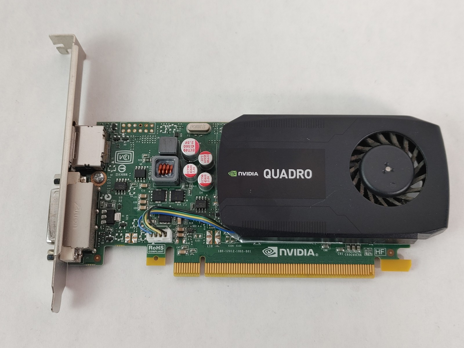 Nvidia Quadro K600 1 GB GDDR3 PCI Express 2.0 x16 Desktop Video Card