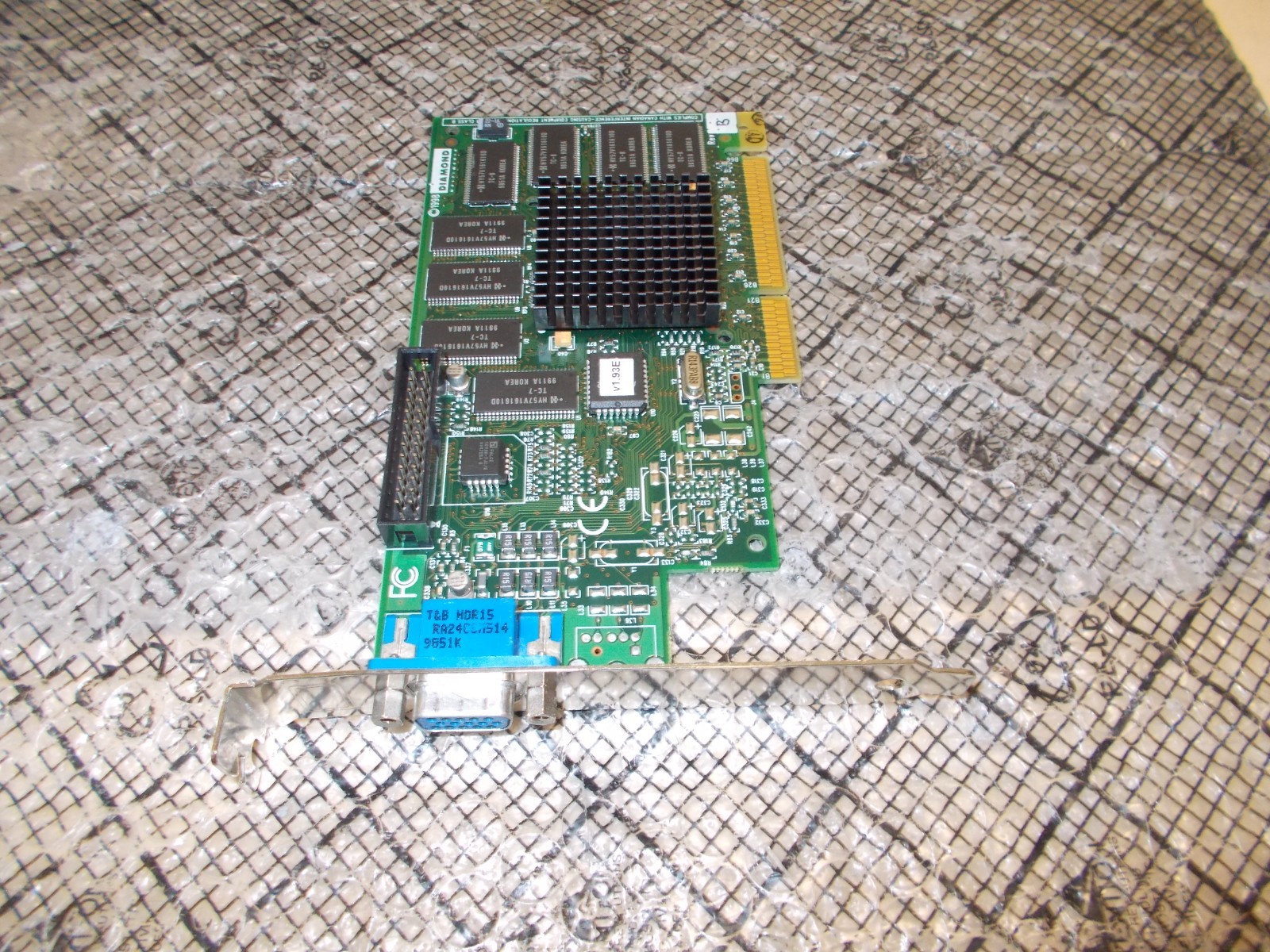 Diamond Viper V550 Nividia Riva TNT 16MB VGA 2X AGP Video Card