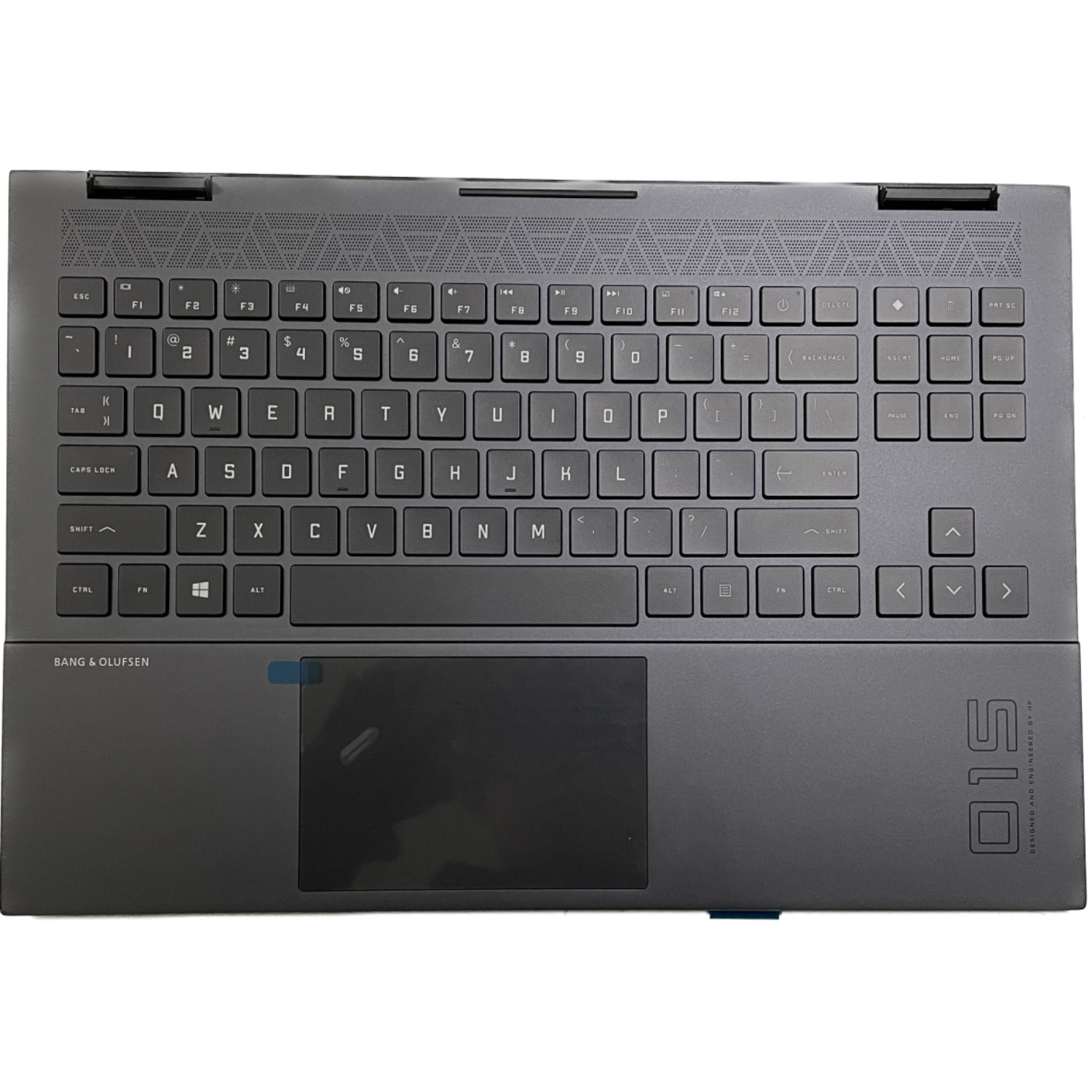 New Palmrest For HP OMEN 15-EK 15-EN Colorful Backlit Keyboard Touchpad Black US