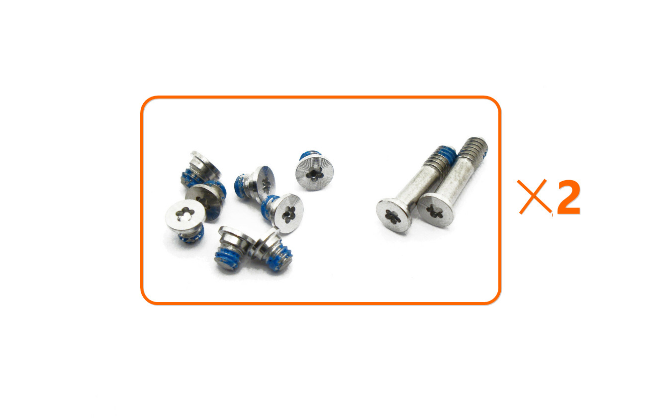 2x10pcs Bottom Case Screws For Apple 11″ 13″ Macbook Air A1370 A1369 A1466 A1465