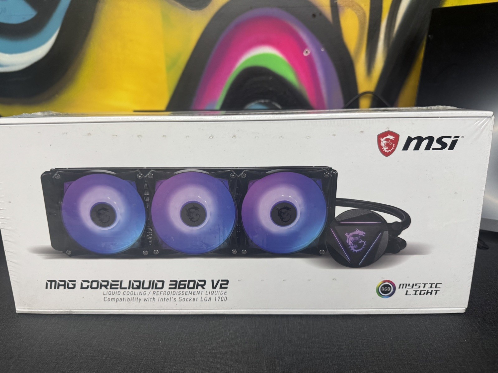 MSI MAG Series CORELIQUID 360R Cooler 360mm Radiator Fans MAG-CORELIQUID-360R