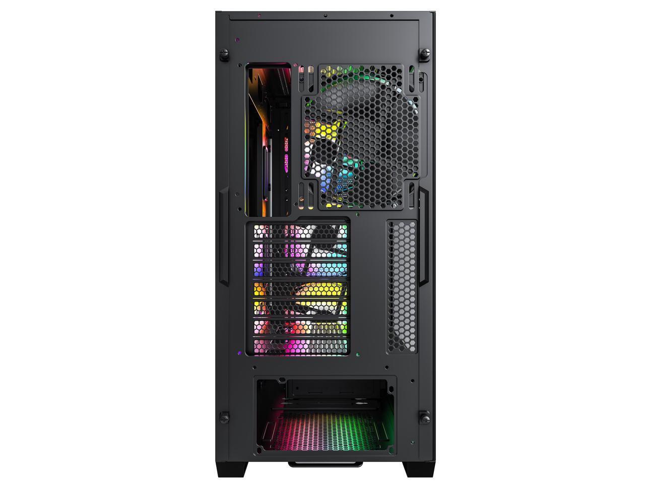 Montech AIR 903 MAX, E-ATX Mid Tower Case, High Airflow, 3x 140mm ARGB PWM & 1x