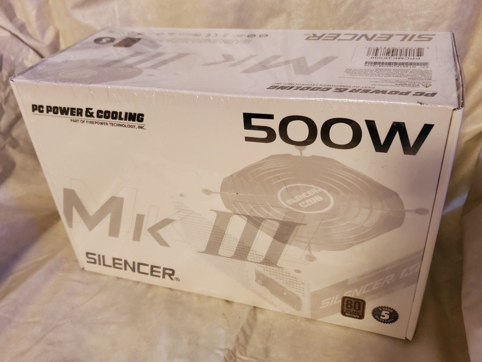 PC Power & Cooling Silencer MK III 500W Modular Power Supply PPCMK3S500 NIB