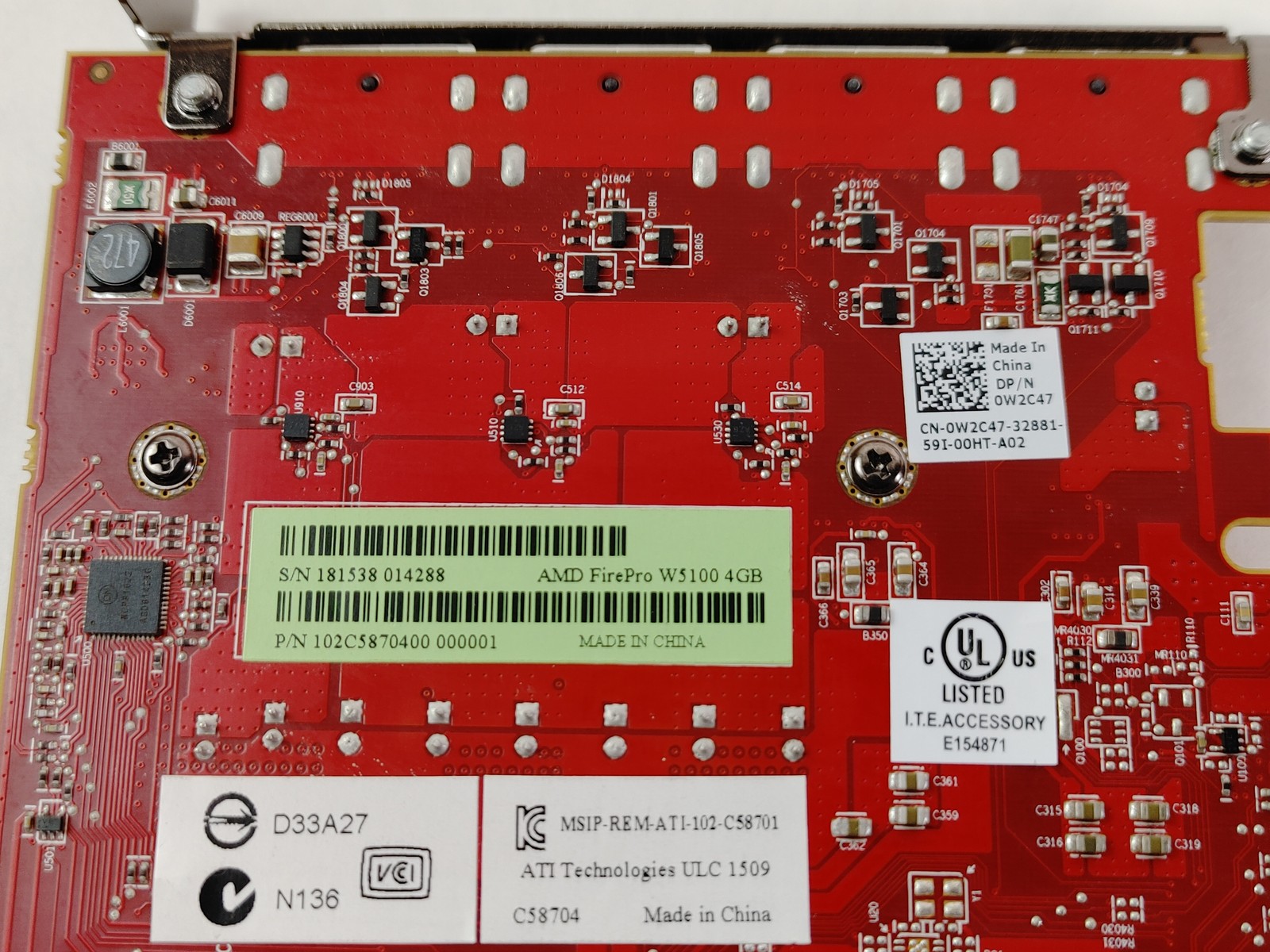 AMD FirePro W5100 4 GB GDDR5 PCI Express 3.0 x16 Desktop Video Card