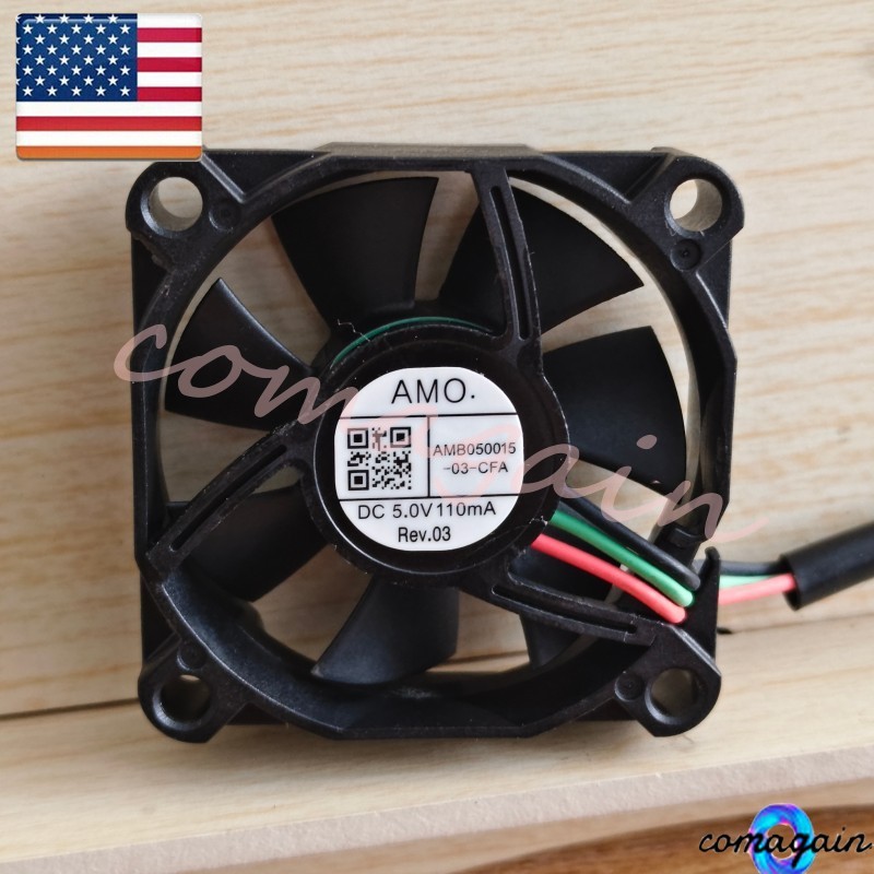 AMB050015-03-CFA Cooling Fan 5V 5015 3PIN DC 5.0V 110mA For AMO AMB050015-03-CFA