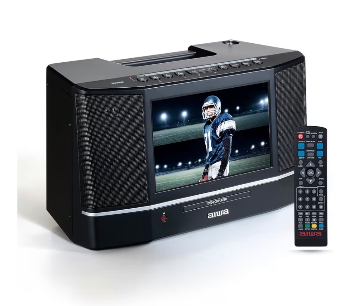 Cinema Mirror Cast Video Audio System, 10” TFT Screen, 15W Stereo, CD/DVD Player