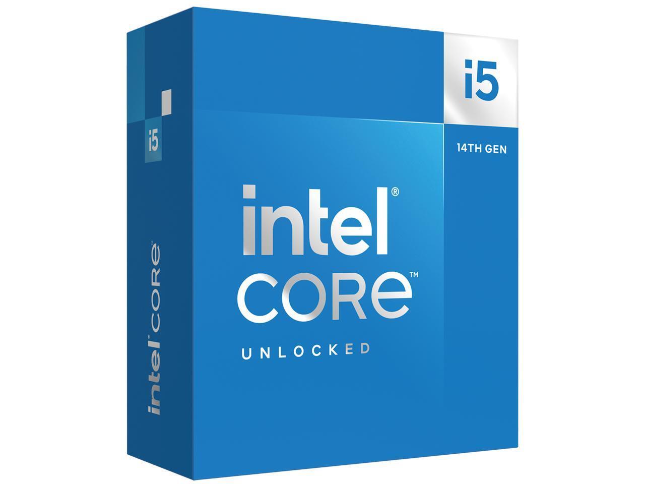 Intel Core i5-14600K – 14th Gen 14-Core (6P+8E) LGA 1700 125W CPU Desktop Pro…