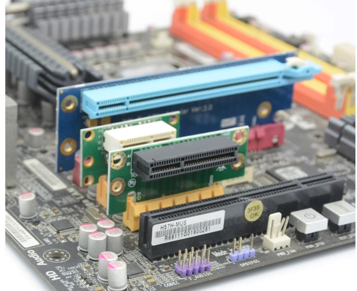 PCI-E x16 Ver4.0 Right-angle 90degree Card PCIE 4.0 Riser adapter (Height-4cm)