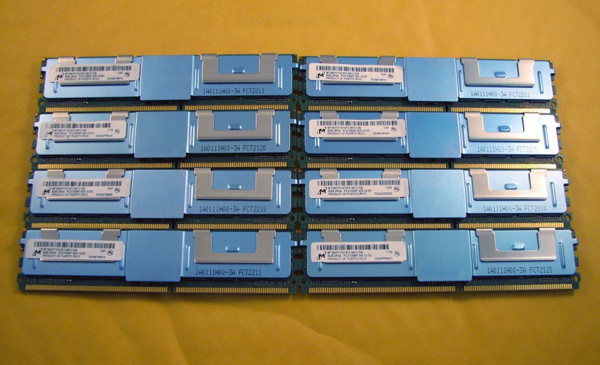 Apple Mac Pro 64GB (8x8GB) PC2-5300F FB-DIMM 2006 1,1 2007 2,1 2008 3,1 Memory