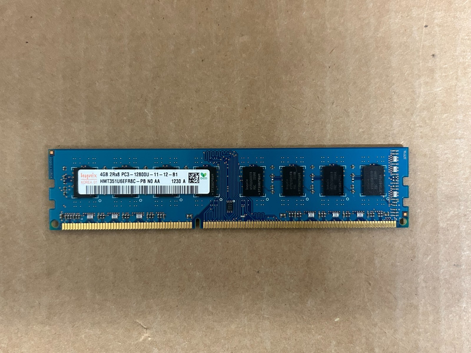 Hynix HMT351U6EFR8C-PB 4GB PC3-12800U DDR3 1600MHz Memory RAM 240