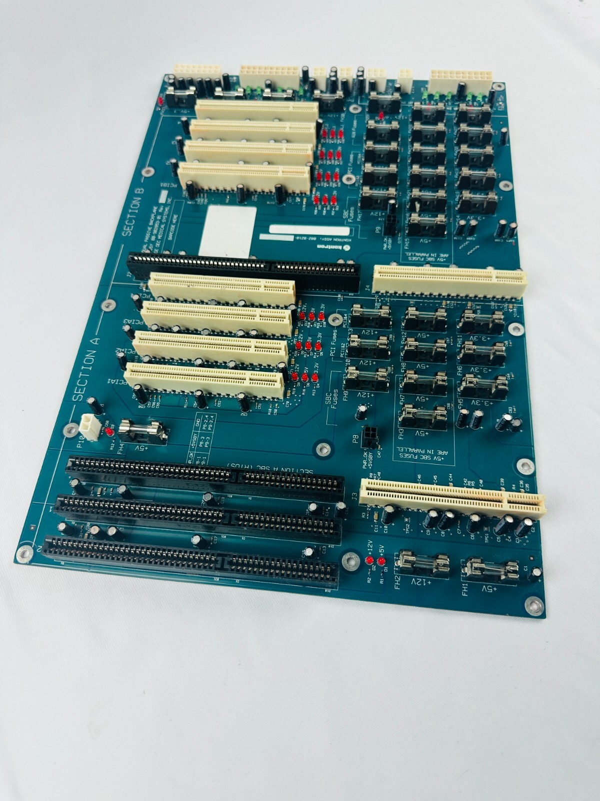 Kontron 082-0210 OEC Medical Systems 00-902853-01 Dual Passive Backplane