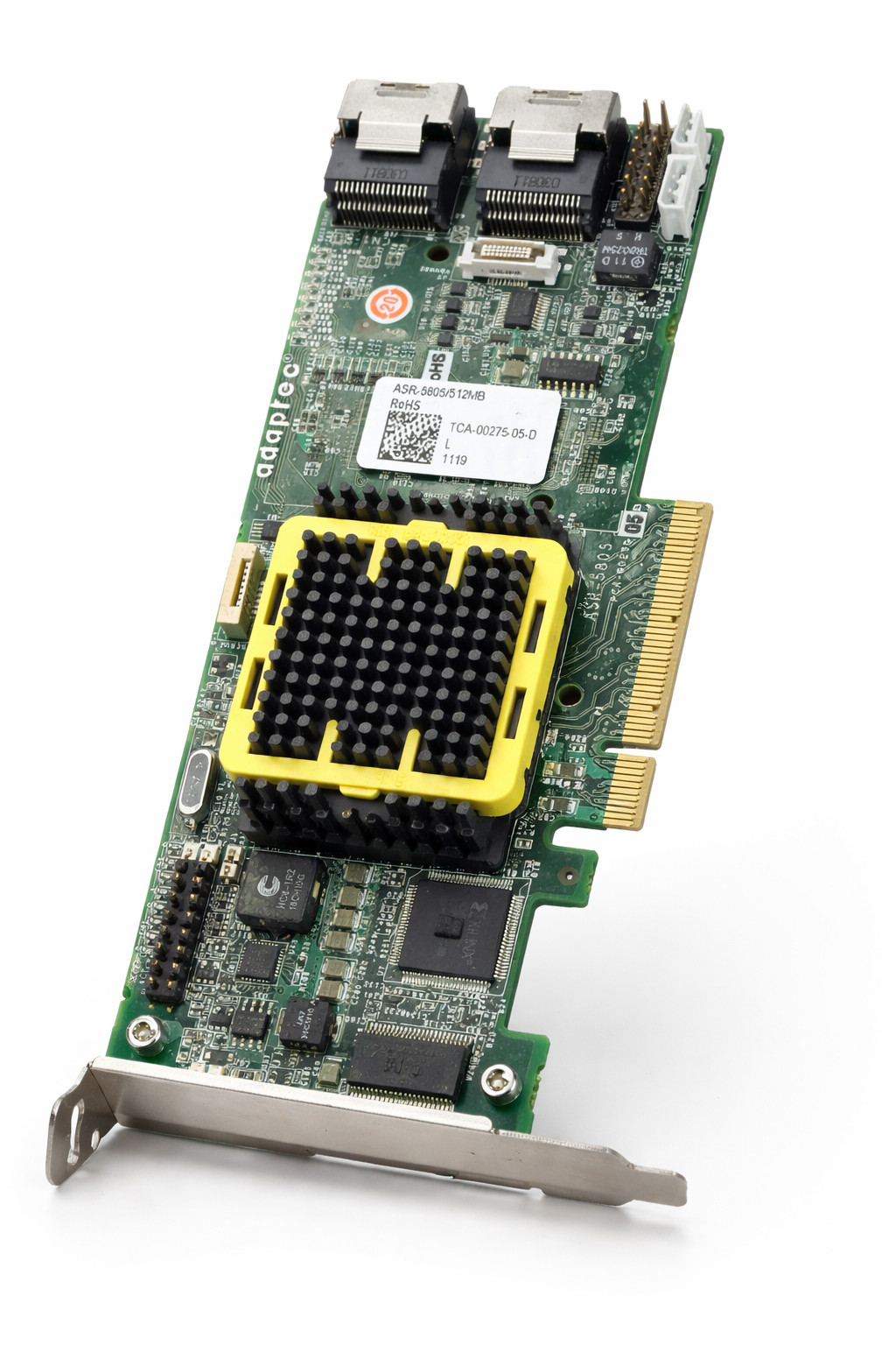 Adaptec ASR-6805 PCIe SAS RAID Controller Card 6Gb/s 8-Port w/ Heatsink