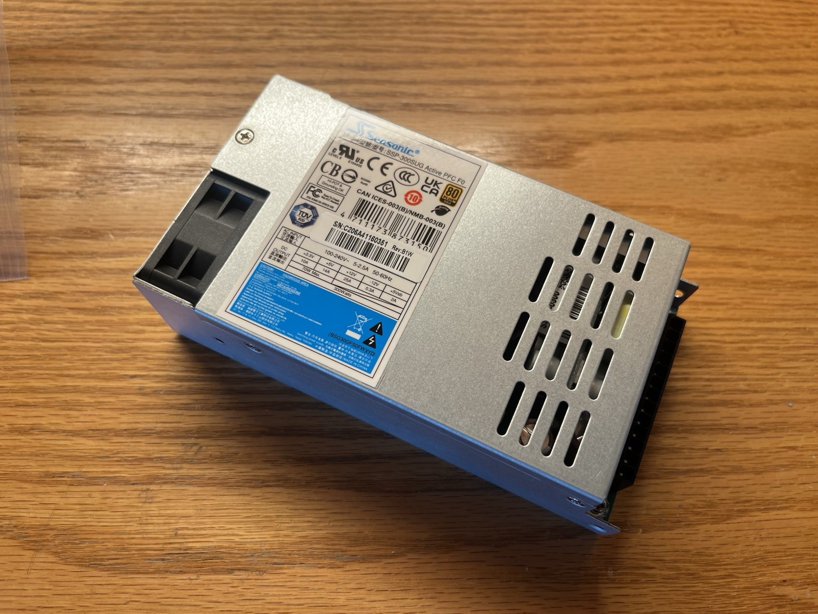 Seasonic SSP-300SUG FLEX ATX12V/EPS12V APFC 300W 1U Mini Power Supply NO CABLES