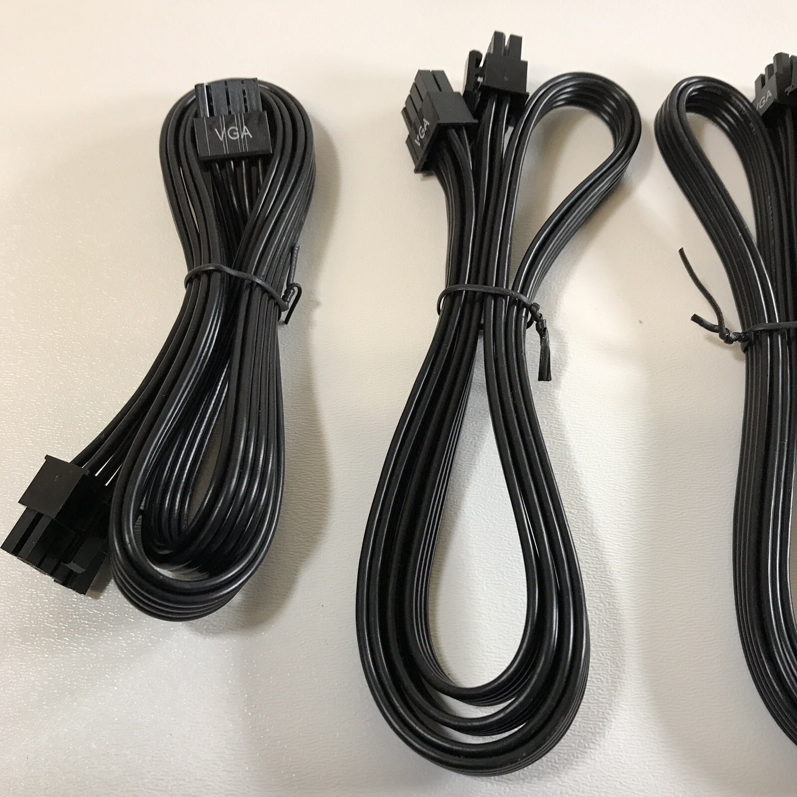 10lb Lot of Assorted Genuine EVGA and Corsair Modular Power Supply Cables.