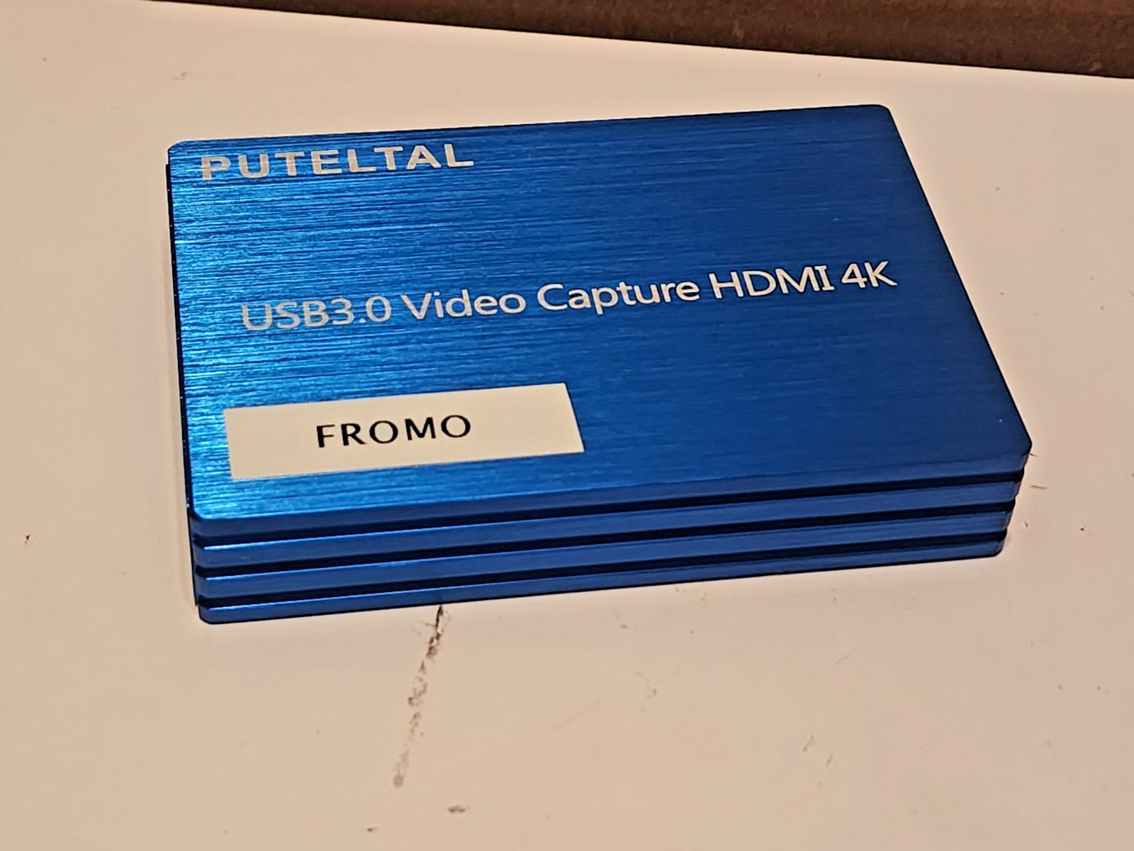 PUTELTAL HDMI INTERFACE TO USB 3.0 VIDEO CAPTURE HDMI 4K BLUE – WINDOWS / LINUX