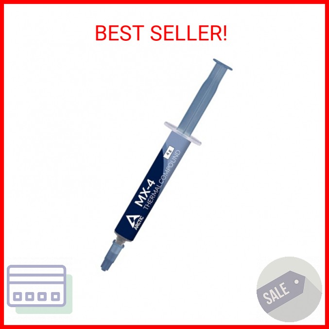 ARCTIC MX-4 (4 g) – Premium Performance Thermal Paste for All Processors (CPU, G