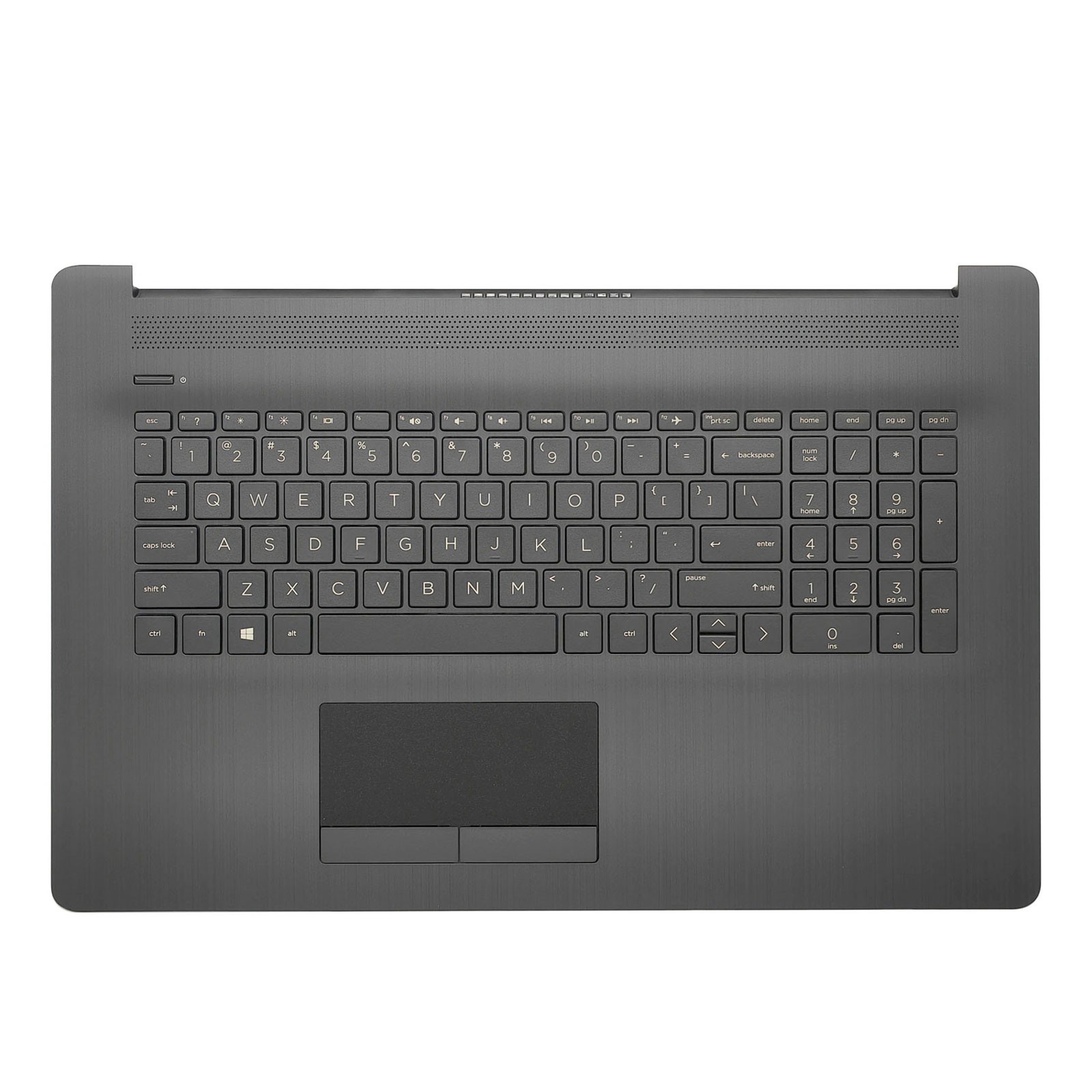 For HP 17BY 17-BY 17-CA Palmrest Non-Backlit Keyboard Touchpad L22750-001 Gray