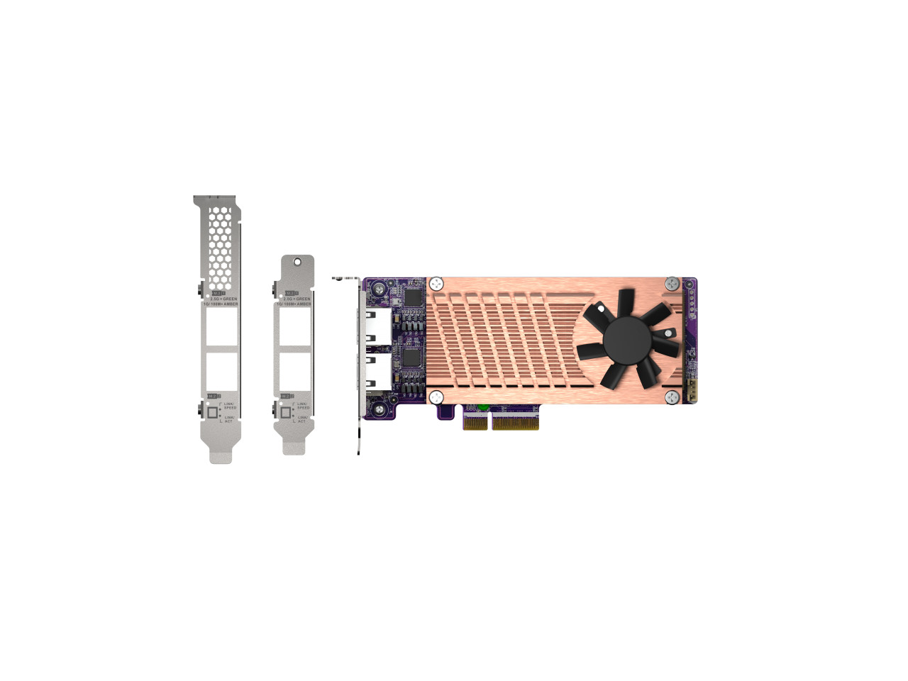 QNAP QM2 SERIES, 2 X PCIE 2280 M.2 SSD SLOTS, PCIE GEN3 X 4 , 2 X INTEL I225LM 2