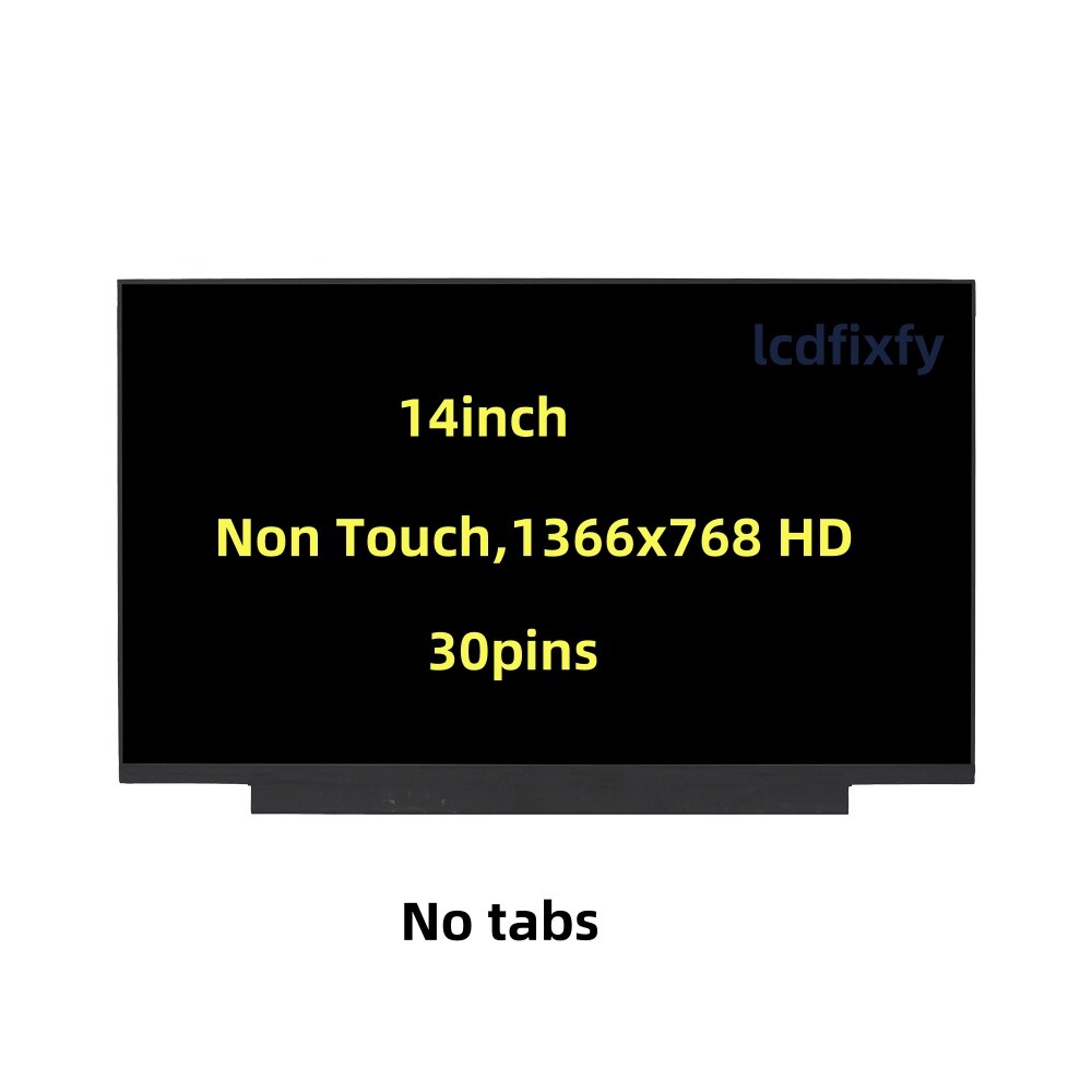 LCD Screen for AUO B140XTN07.8 B140XTN07.7 B140XTN07.6 HD 1366×768 LED