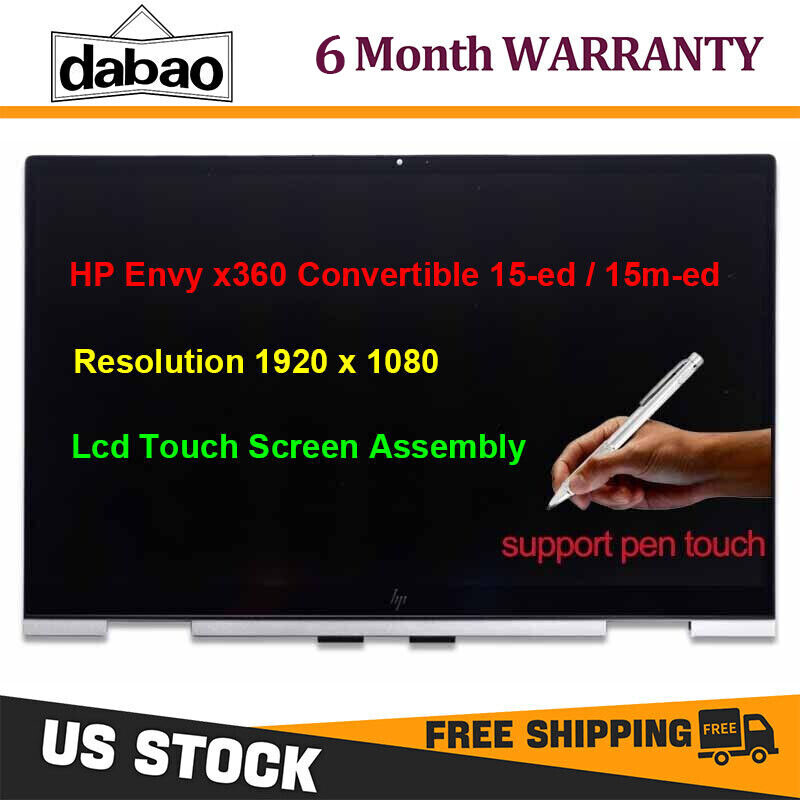 L93180-001 For HP ENVY X360 15M-ED0013DX 15M-ED0023DX LCD Touch Screen Assembly