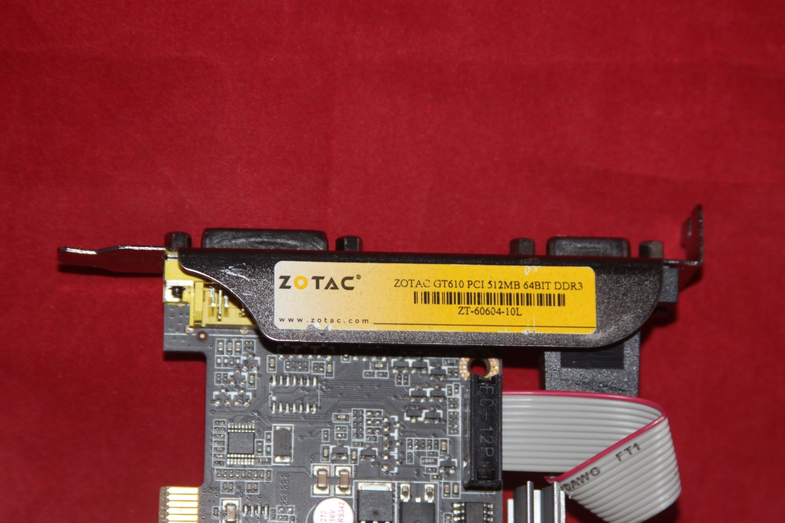 Zotac GeForce GT610 512MB 64BIT DDR3, PCI Graphics Card. (ZT-60604-10L)