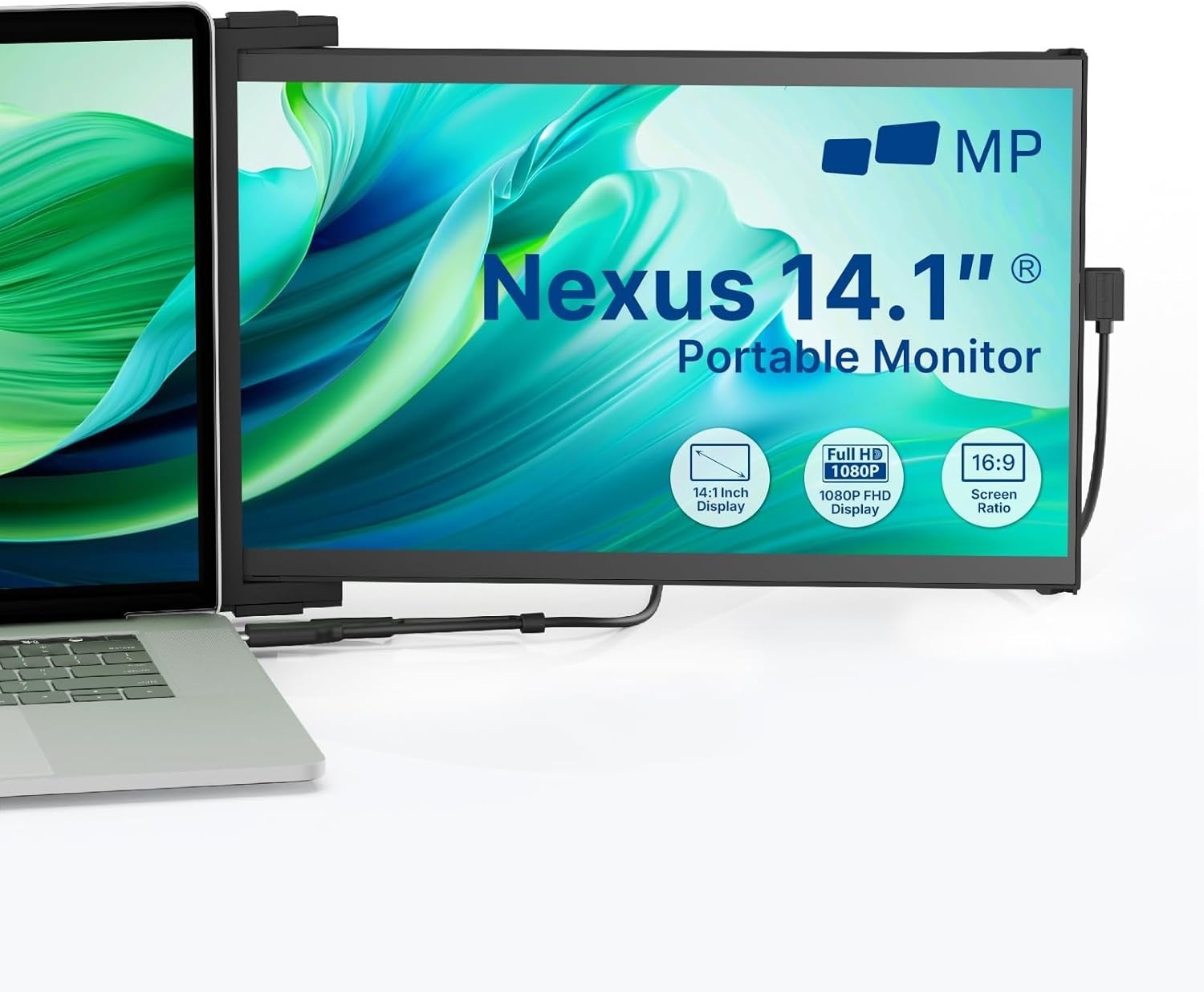 Portable Monitor – 2026 Mobile Pixels Nexus 14.1″ Laptop Screen Extender